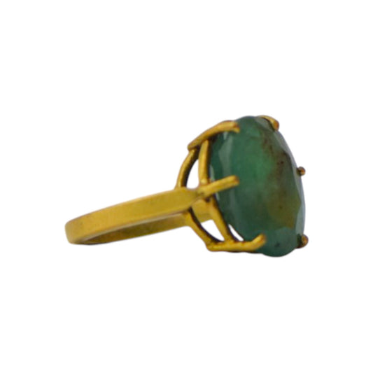 Natural Emerald Ring - 20.4 - Carat