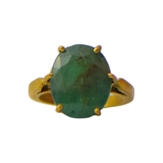 Natural Emerald Ring - 20.4 - Carat