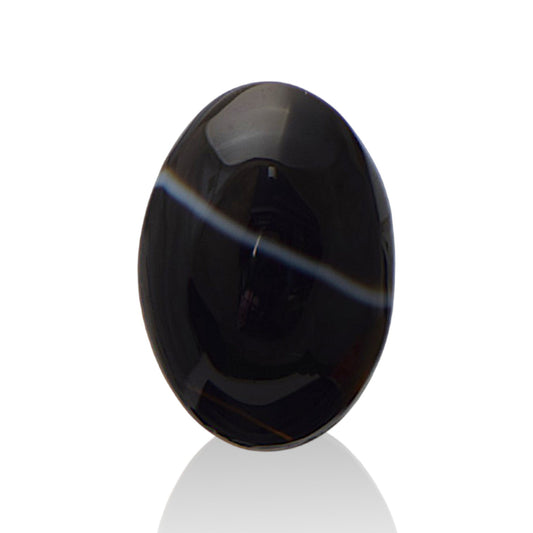 Natural Black Agate - 12.6 Carat