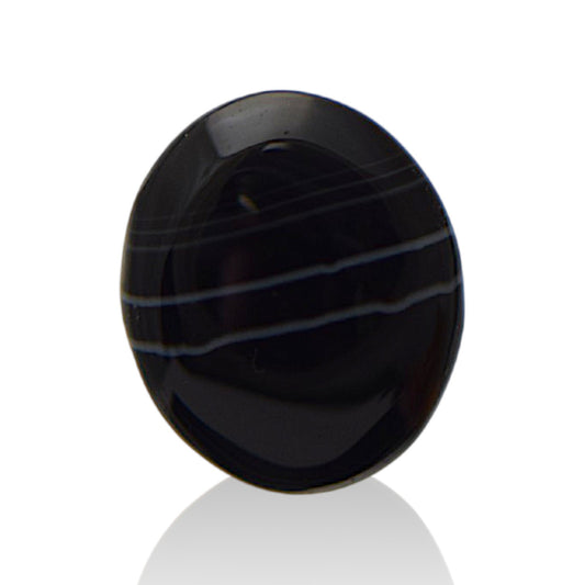 Natural Black Agate - 7.3 Carat