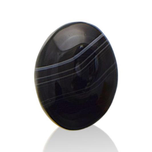 Natural Black Agate - 10.3 Carat