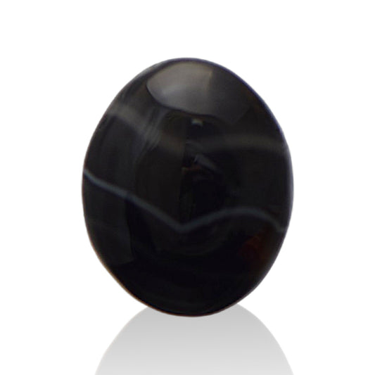 Natural Black Agate - 12.7 Carat
