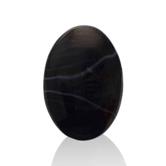 Natural Black Agate - 17.6 Carat