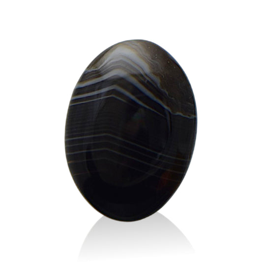 Natural Black Agate - 16.1 Carat