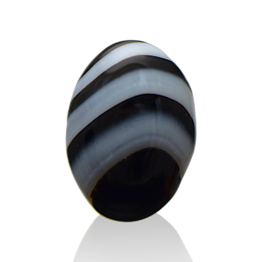 Natural Black Agate - 13.8 Carat