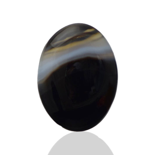 Natural Black Agate - 16.7 Carat
