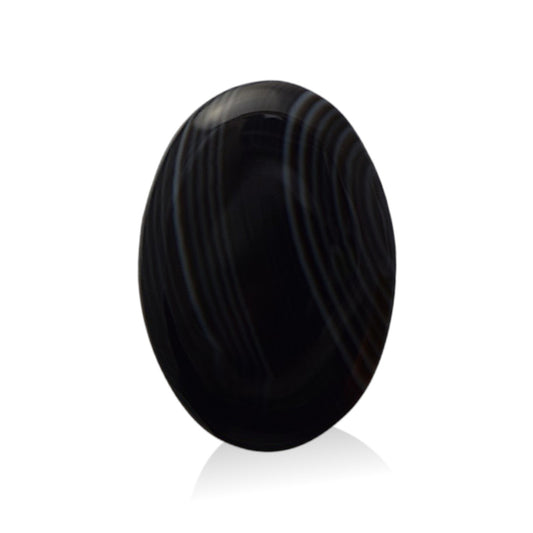 Natural Black Agate - 10.2 Carat