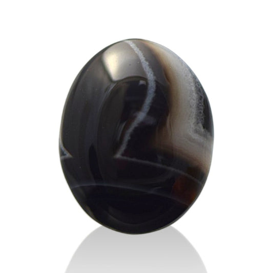 Natural Black Agate - 15.5 Carat