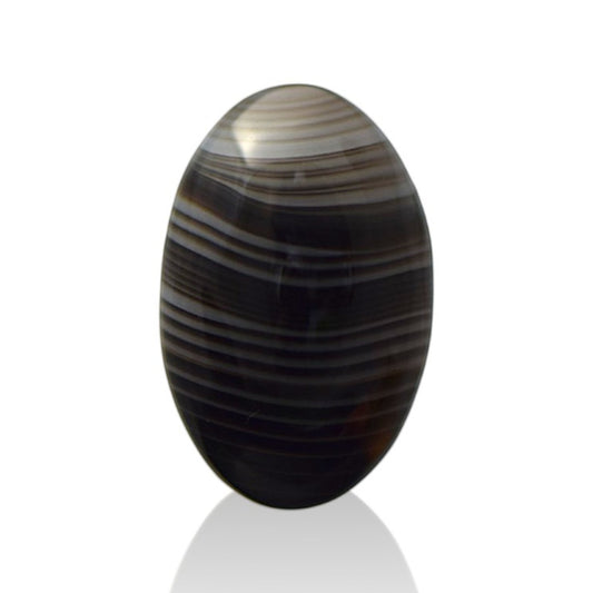 Natural Black Agate - 13.8 Carat