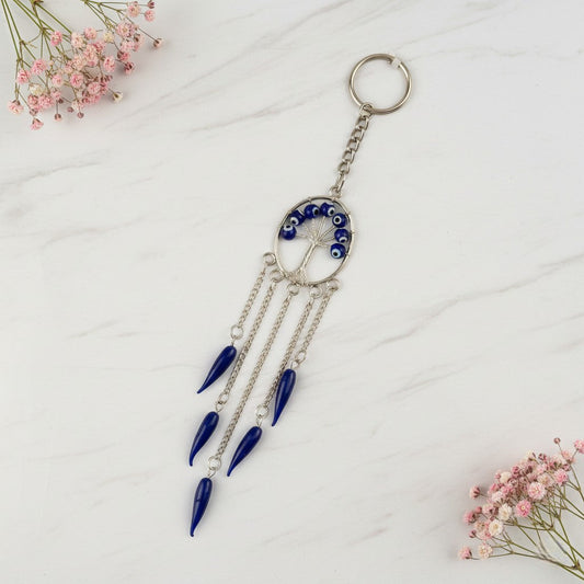 Evil Eye Tree of Life keychain