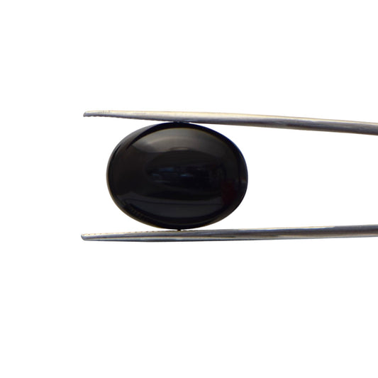 Natural Black Agate - 14.6 Carat