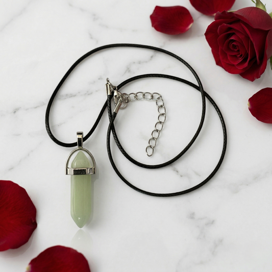 Luminous Stone Heart Pendant