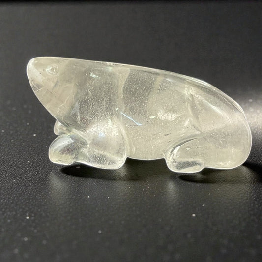 Clear Quartz Frog