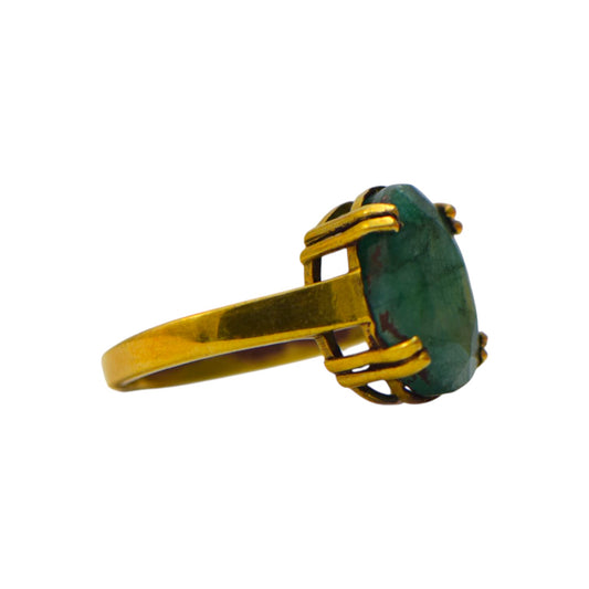 Natural Emerald Ring  - 20 - Carat