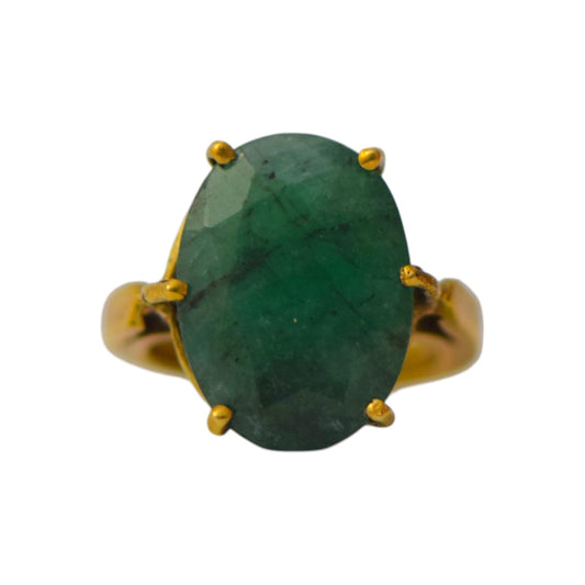 Natural Emerald Ring  - 20 - Carat