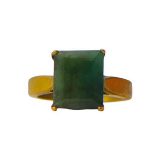 Natural Emerald Ring  - 22.2 - Carat