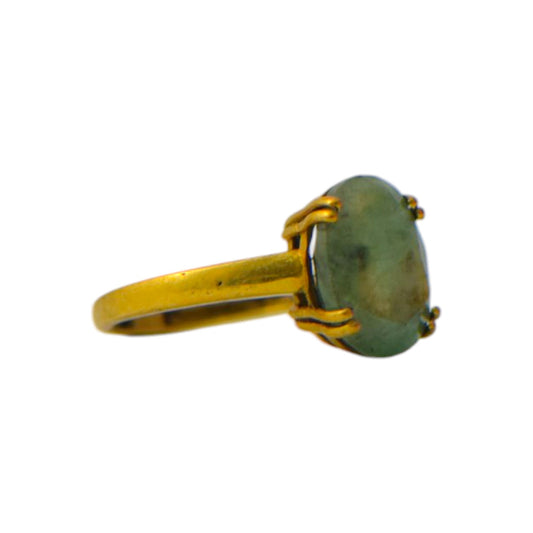 Natural Emerald Ring  - 13.9 - Carat