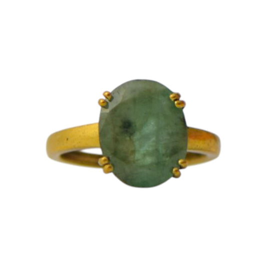 Natural Emerald Ring  - 13.9 - Carat
