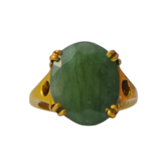 Natural Emerald Ring  - 14.6 - Carat