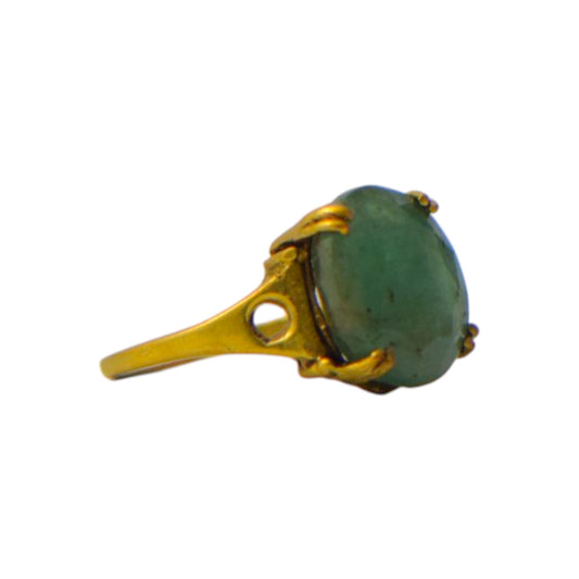 Natural Emerald Ring  - 15.5 - Carat