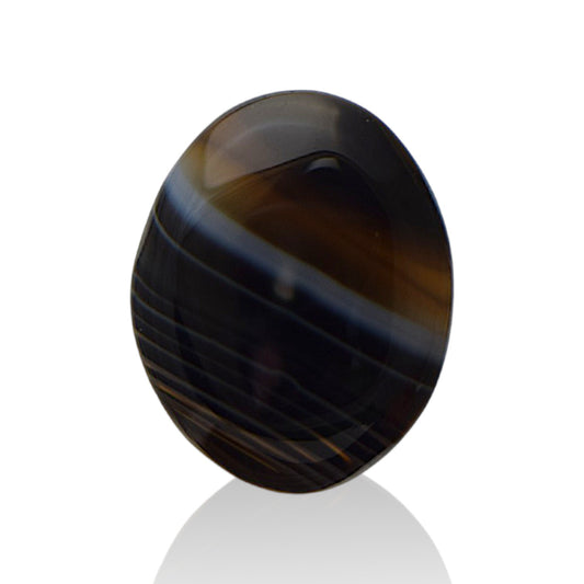 Natural Black Agate - 12.6 Carat