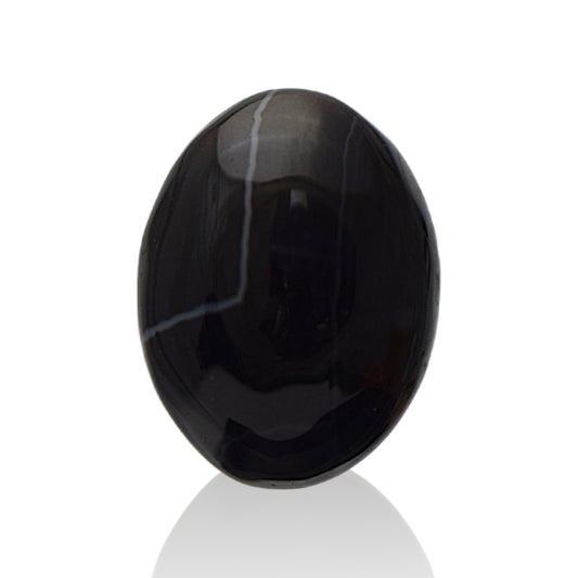 Natural Black Agate  - 15 Carat