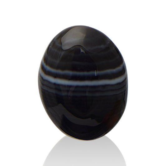 Natural Black Agate  - 17.1 Carat