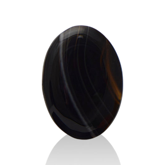 Natural Black Agate  - 12.6 Carat