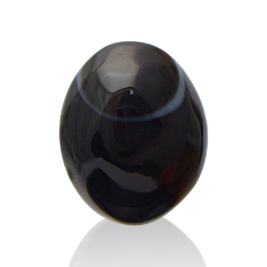 Natural Black Agate  - 11.3 Carat