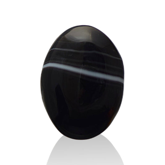 Natural Black Agate  - 11.9 Carat