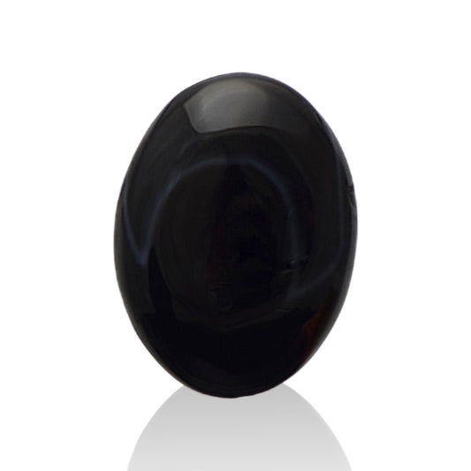 Natural Black Agate  - 12.8 Carat