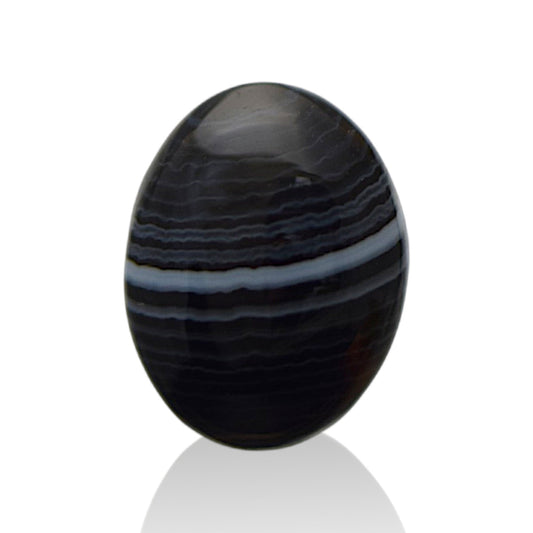 Natural Black Agate  - 12.4 Carat