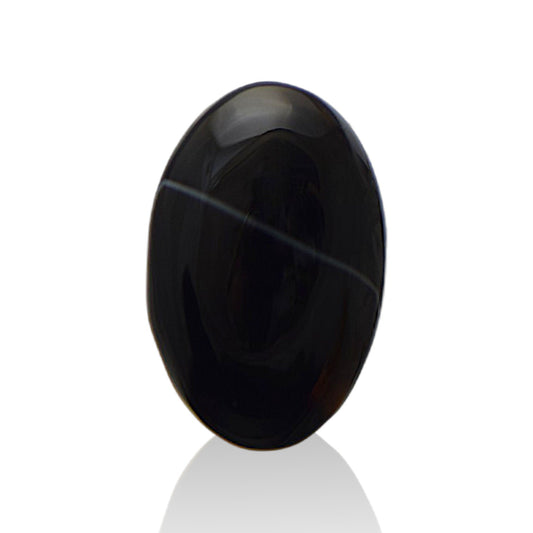 Natural Black Agate  - 10.8 Carat