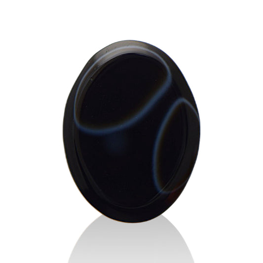 Natural Black Agate  - 10.6 Carat