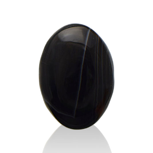 Natural Black Agate  - 11.2 Carat