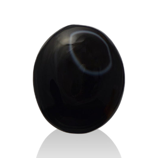 Natural Black Agate  - 14.1 Carat