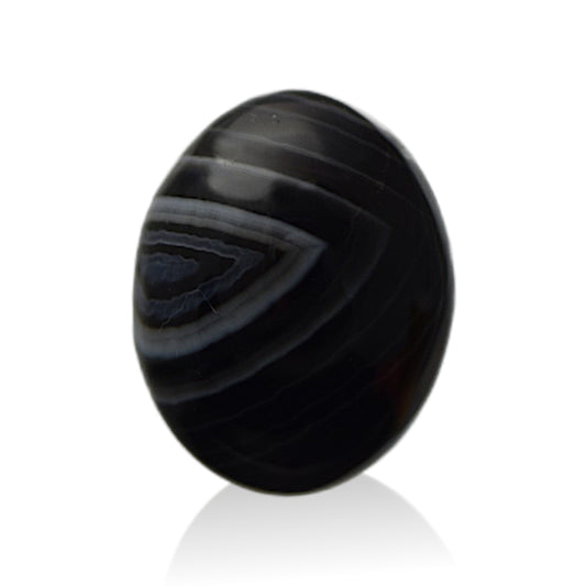 Natural Black Agate  - 18.6 Carat