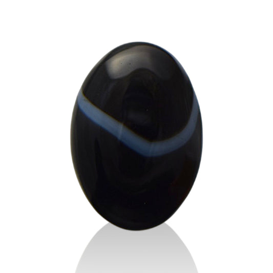 Natural Black Agate  - 11.3 Carat