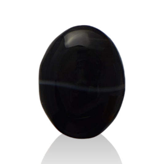 Natural Black Agate  - 8.5 Carat