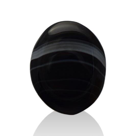 Natural Black Agate  - 10.9 Carat