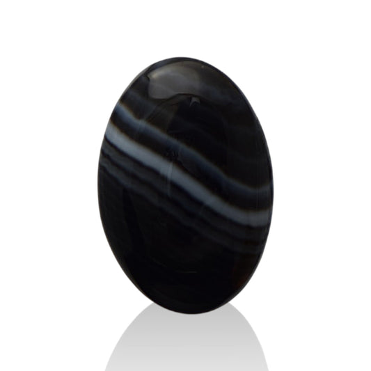 Natural Black Agate  - 12.6 Carat