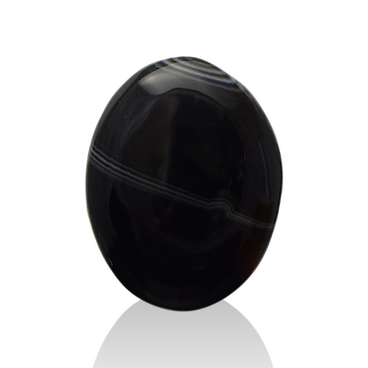 Natural Black Agate  - 16.3 Carat