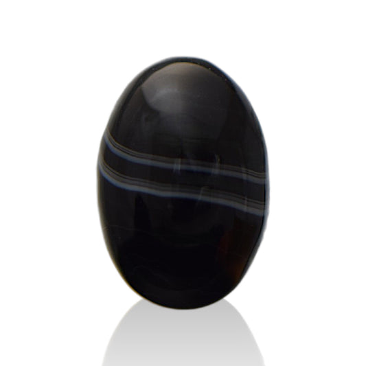Natural Black Agate  - 11.1 Carat
