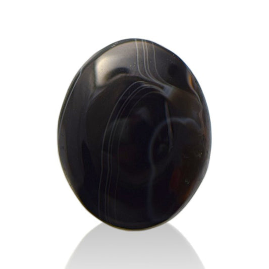 Natural Black Agate  - 20.1 Carat