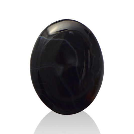 Natural Black Agate  - 15.2 Carat