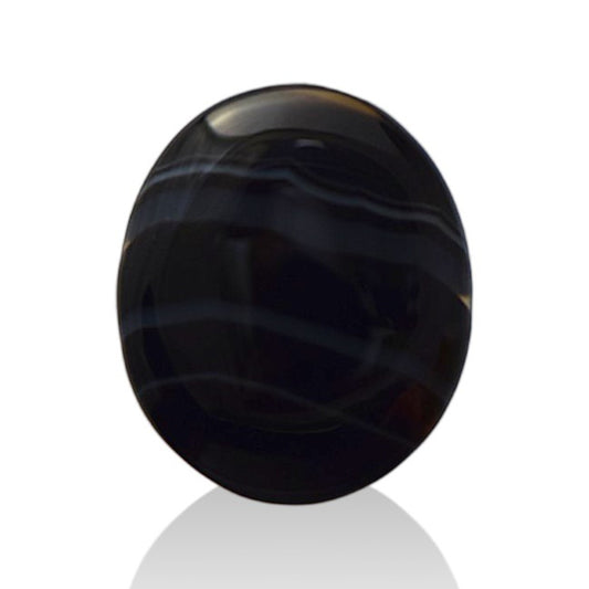 Natural Black Agate  - 6.4 Carat