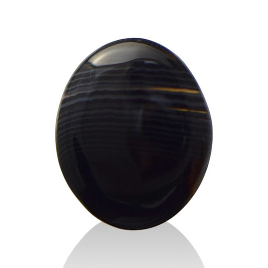 Natural Black Agate  - 8.5 Carat