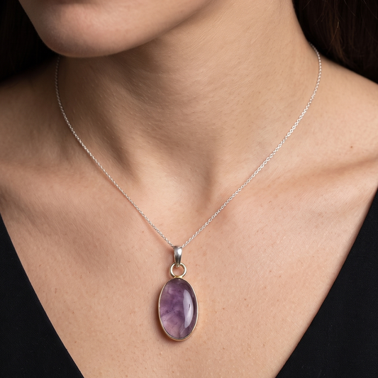Natural Amethyst Pendant - 30.6 Carat
