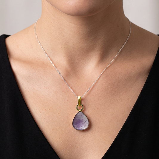 Natural Amethyst Pendant - 25.5 Carat