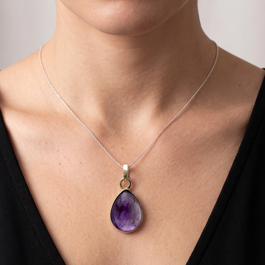Natural Amethyst Pendant - 41.1 Carat